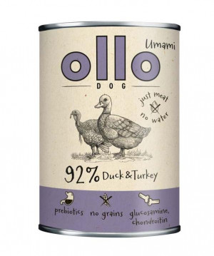 OLLO Umami Duck and turkey - Nassfutter für Hunde - 400g
