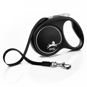 Flexi Black Design M 5 m Hund Rückziehbare Leine