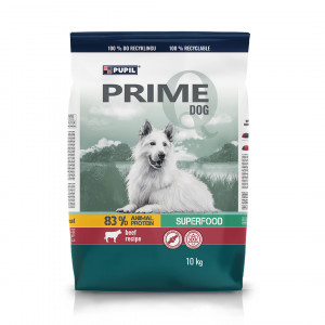 PUPIL Prime Rich in beef with vegetables - trockenfutter für Hunde - 10kg