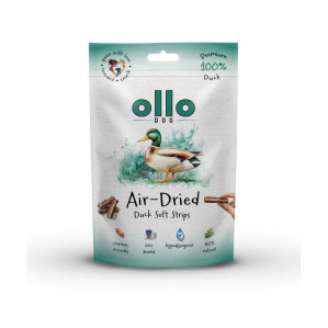 OLLO Air-Dried Duck strips - leckerli für hunde - 80g