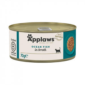 APPLAWS Ocean Fish in Broth - nassfutter für Katzen - 70g