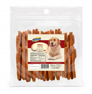HILTON Kaninchenstreifen – Leckerbissen für Hunde – 500 g