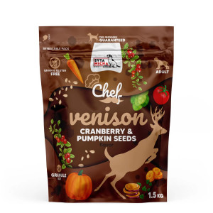SYTA MICHA Chef Venison with cranberry and pumpkin seeds - trockenfutter für Hunde - 1,5kg