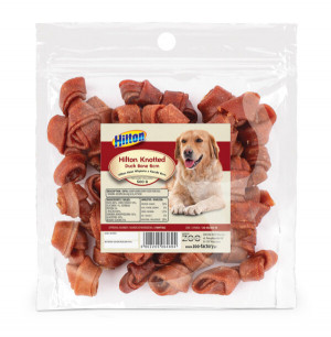 HILTON Knotted Duck Bone 6 cm - hundekauartikel - 500g