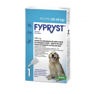 FYPRYST 268mg L (20-40kg) - tropfen gegen flöhe und zecken für hunde – 1x2,68ml
