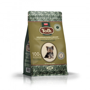 FOLK Small breeds Traditional Greater Poland duck with rabbit, apples and marjoram - trockenfutter für Hunde - 1,6kg