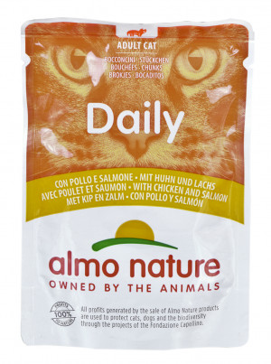Almo Nature Daily Huhn mit Lachs 70 g 