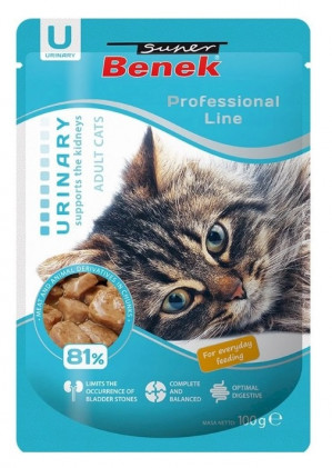 SUPER BENEK Urinary - Nassfutter für Katzen - 100g 