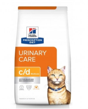 HILL'S PRESCRIPTION DIET Feline c/d Urinary Care Multicare Katzentrockenfutter Huhn 8 kg