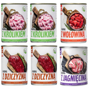 TUF TUF Flavour Mix - Nassfutter für Hunde - 6x800g