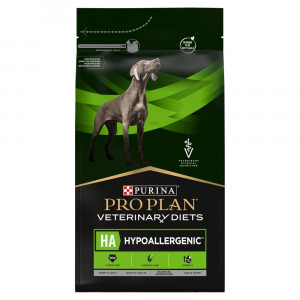 DPURINA Pro Plan Veterinary Diets Canine HA Hypoallergenic- Trockenfutter für Hunde - 3 kg