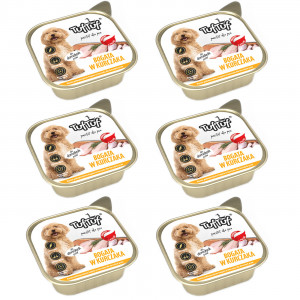 TUF TUF Alupak Geflügelpastete - Nassfutter für Hunde - 6x300g
