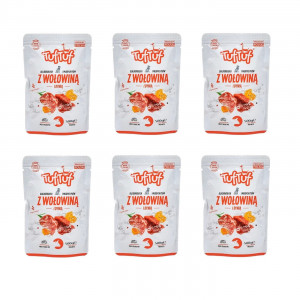 TUF TUF Beef with pumpkin - Nassfutter für Hunde - 6x500g