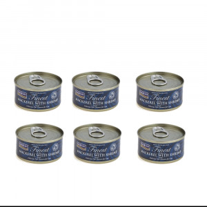 FISH4CATS Mackerel with shrimp - nassfutter für Katzen - 6x70g