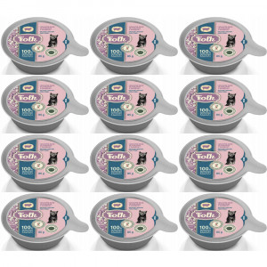 FOLK Kitten Zartes Gericht für Kitten mit Lamm – Nassfutter für Katzen – 12x85g