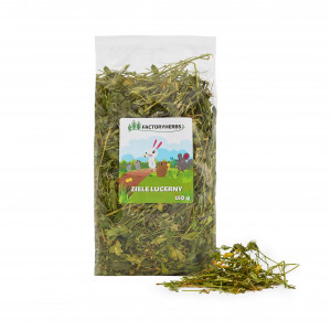 FACTORY HERBS Alfalfa herb - leckerli für Nagetiere und Kaninchen - 150g