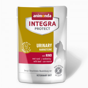 ANIMONDA Integra Protect Urinary Struvit mit Rind - Nassfutter für Katzen - 85g
