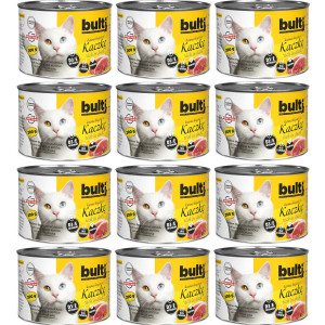 BULTI Rich in duck - nassfutter für Katzen - 12x200g