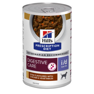 HILL'S Prescription Diet i/d Low Fat Stew with chicken and vegetables - Nassfutter für Hunde - 354g