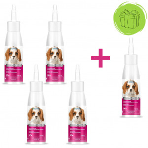 EUROWET Emulsion zur Ohrenreinigung für Hunde und Katzen - 100 ml - 4+1 GRATIS!