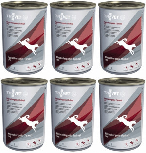 TROVET Hypoallergenic TPD mit Pute - Nassfutter für Hunde - 6x400g