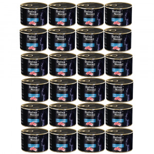 DOLINA NOTECI Premium reich an Lammfleisch - Nassfutter für Katzen - 24x185g