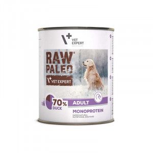 RAW PALEO Adult Monoprotein Duck – Nassfutter für Hunde – 800 g