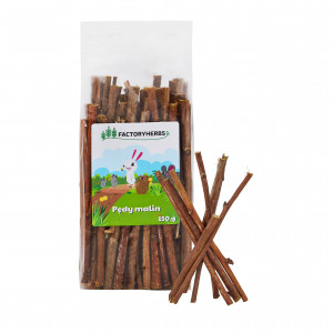 FACTORYHERBS Himbeertriebe - Leckerbissen für Nagetiere und Kaninchen - 150g