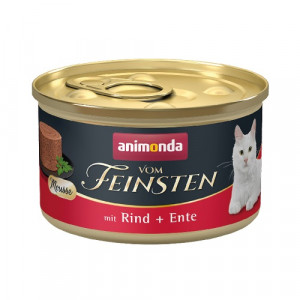 ANIMONDA Vom Feinsten Mousse Beef and duck - nassfutter für Katzen - 85g