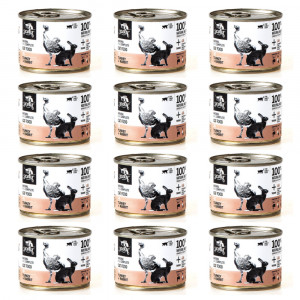 3COTY 17. Turkey and krill - nassfutter für Katzen - 12x180g