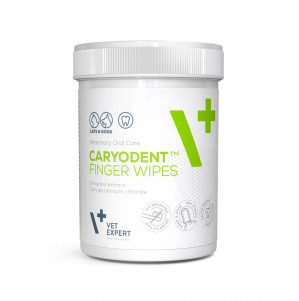 VETEXPERT Caryodent Finger Wipes - hundevitamine - 100ml