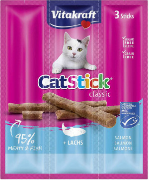 VITAKRAFT CatStick Classic Salmon - Katze behandeln - 18g