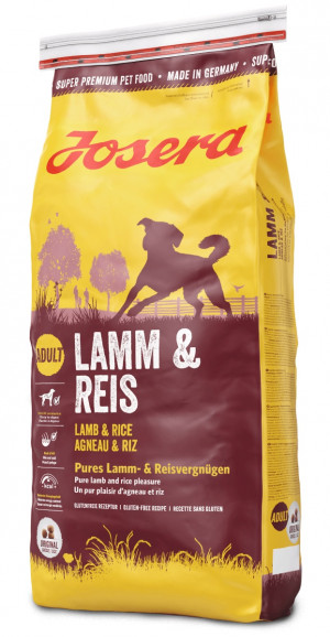 JOSERA Lamb with rice - Trockenfutter für Hunde - 12,5 kg