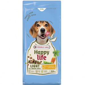 VERSELE-LAGA Happy life Light Chicken - trockenfutter für Hunde - 12,5kg