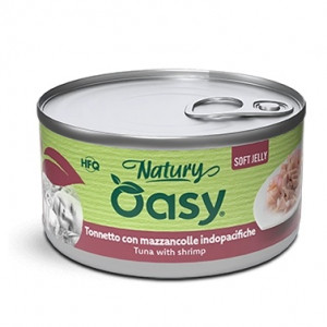 OASY Natury Soft Jelly Tuna with shrimp - nassfutter für Katzen - 150g