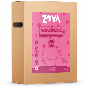 ZOYA ColdPRO Beef - trockenfutter für Hunde - 3kg