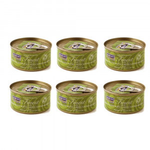 FISH4CATS Tuna fillet with green lipped mussel - nassfutter für Katzen - 6x70g