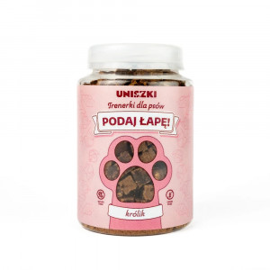 UNISZKI Gib Pfote Kaninchen – Leckerli für Hunde – 150 g