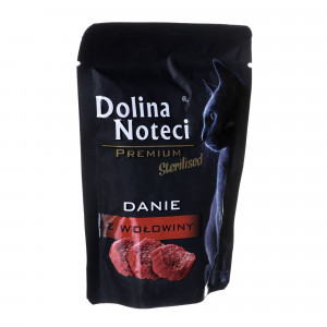 Dolina Noteci Premium Sterilised Rindfleischschale - Nassfutter für sterilisierte Katzen - 85g 