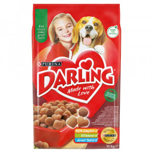 PURINA Darling Beef with chicken - Trockenfutter für Hunde - 10 kg