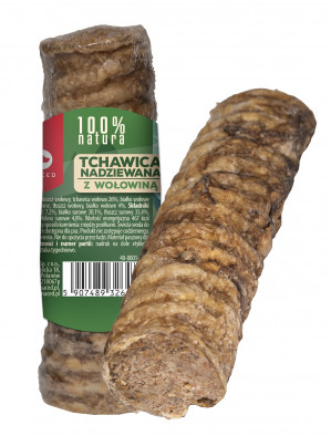 MACED Trachea stuffed with beef - kauartikel für hunde - 120g
