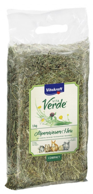 VITAKRAFT VitaVerde Alpenwiese - Heu für Nagetiere - 1kg