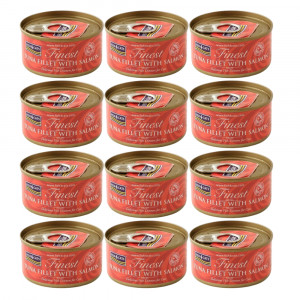 FISH4CATS Tuna fillet with salmon - nassfutter für Katzen - 12x70g