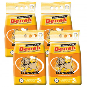 CERTECH Super Benek Economic – klumpende Katzenstreu – 4x5l