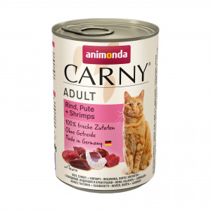 ANIMONDA Carny Adult Beef, turkey, shrimp - nassfutter für Katzen - 400g