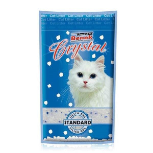 Certech Super Benek Crystal Standard Natural - Katzenstreu Nicht Klumpend 3,8 l
