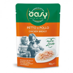 OASY More Love Chicken breast - nassfutter für Katzen - 70g