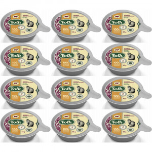 FOLK Ermländisches saftiges Rindfleisch – Nassfutter für Katzen – 12x85g