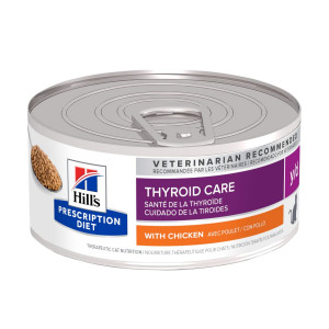 HILL'S Prescription Diet Thyroid Care Feline y/d - Katzenfutter für Katzen mit Schilddrüsenerkrankungen - Dose 12x156g