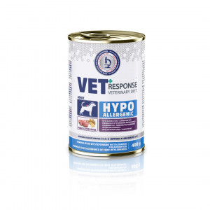 VET RESPONSE Hypoallergenic Pork - Nassfutter für Hunde - 400g